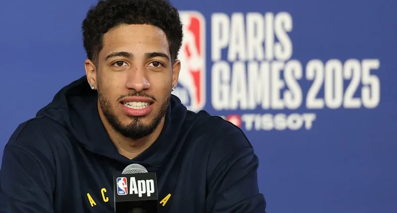 Tyrese Haliburton Wore a Pair of Sneakers Inspired by his Dog, Ames