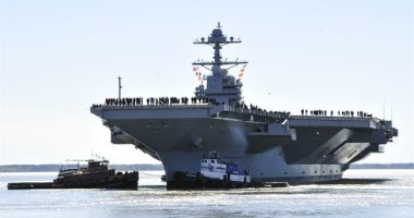 US to Deploy $13B High-Tech Aircraft Carrier USS Gerald Ford to Mediterranean As World Tensions Flare