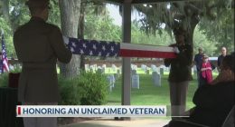 Unclaimed Vietnam veteran honored in Beaufort farewell