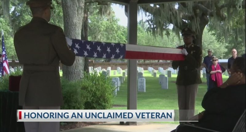 Unclaimed Vietnam veteran honored in Beaufort farewell