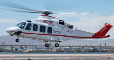 Unmanned helicopter flies over Arizona skies