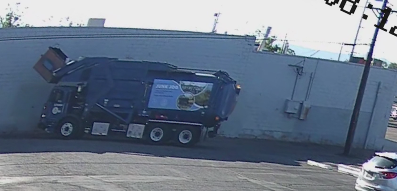 Videos: Man accidentally thrown in dumpster in Albuquerque