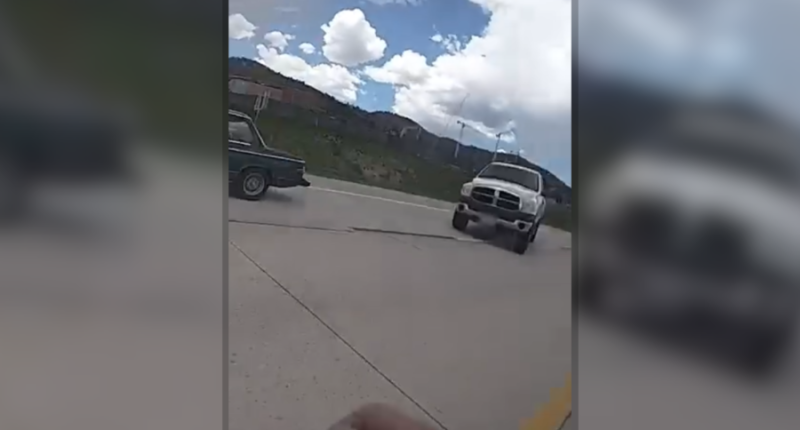 Watch: Utah Highway Patrol trooper nearly struck in close call