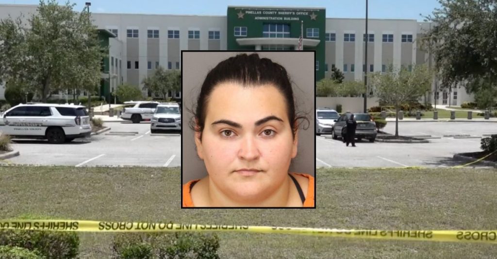 Woman shoots dad during police station custody swap: Cops