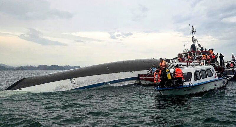 Tourist boat capsizes during a thunderstorm in Vietnam, leaving 34 dead; 8 people remain missing