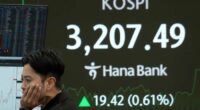 Asian shares are mixed after Wall Street logs a 3rd straight winning week