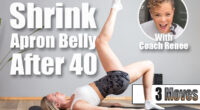 Attractive young fit woman lying on back and does shoulder bridge exercise with one leg up. Pilates black mat at home. 3 Essential Moves That Shrink Apron Belly All Day After 40. Cover