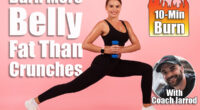 Portrait Of Athletic Young Woman Training With Dumbbells In Studio, Beautiful Sporty Female Making Core Rotation Exercise With Light Weights And Smiling At Camera While Posing Over Pink Background. 5 Standing Moves That Burn Belly Fat Quicker Than Crunches Ever Could. Cover