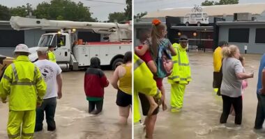 50 kids evacuated from Oklahoma Boys & Girls Club after torrential downpour sparks flash floods through town center