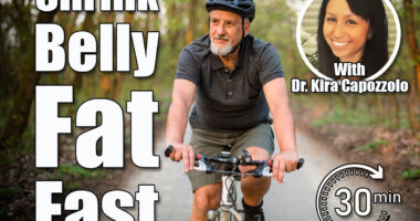 Senior man on his mountain bike outdoors (shallow DOF; color toned image) 6 Low-Impact Belly Fat Workouts Perfect for Men Over 50. cover