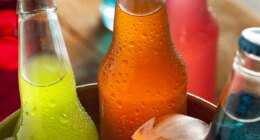 fruit soda bottles