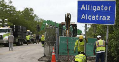 'Alligator Alcatraz' worker fired after massive security breach