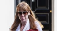 Angela Rayner leaving 10 Downing Street after a cabinet meeting.