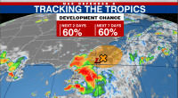 Area of low pressure forms off Florida coast, increasing chances for development: NHC