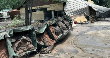 As many as 200 homes damaged as officials survey the aftermath of a deadly New Mexico flood