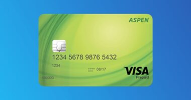 Aspen Visa prepaid card.