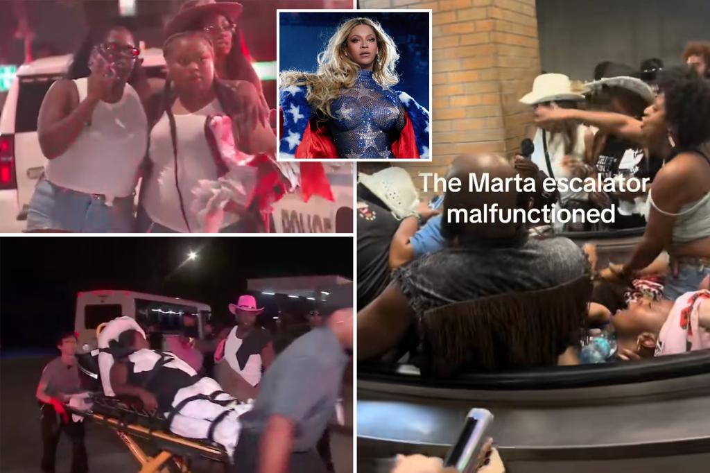 Beyoncé fan's scream over bug sparked stampede after ‘Cowboy Carter’ show in Atlanta, hospitalizing 11