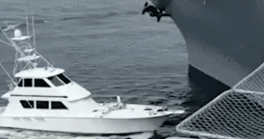 Boat captain arrested after hit-and-run crash into USS Midway museum ship: police