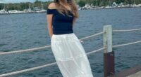 Eliotte Heinz, a missing graduate student, on a pier by the water.
