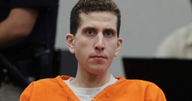 Bryan Kohberger at his sentencing hearing.