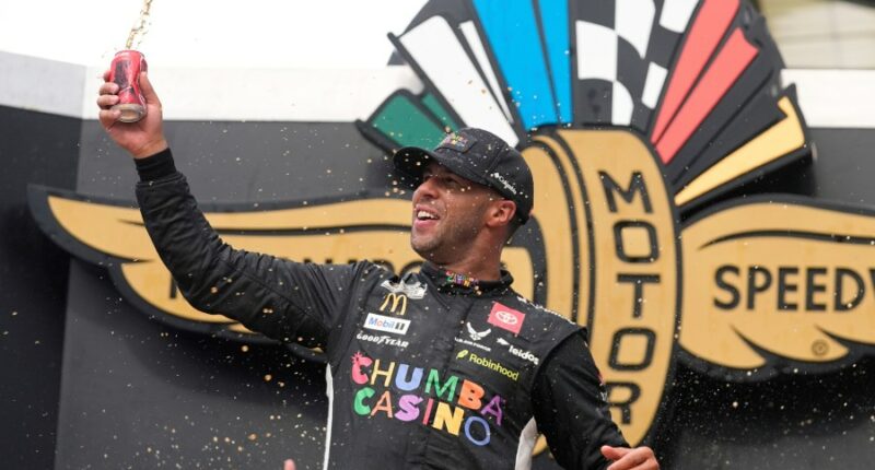 Bubba Wallace becomes first Black driver to win a major race on Indianapolis' oval