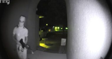 CAUGHT ON CAM: Teen in ski mask kicks Riverview home's front door, shoots airsoft gun