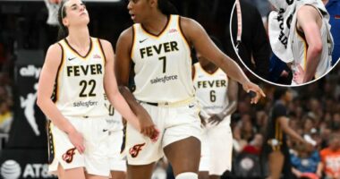 Caitlin Clark appears to re-injure groin in major Fever concern