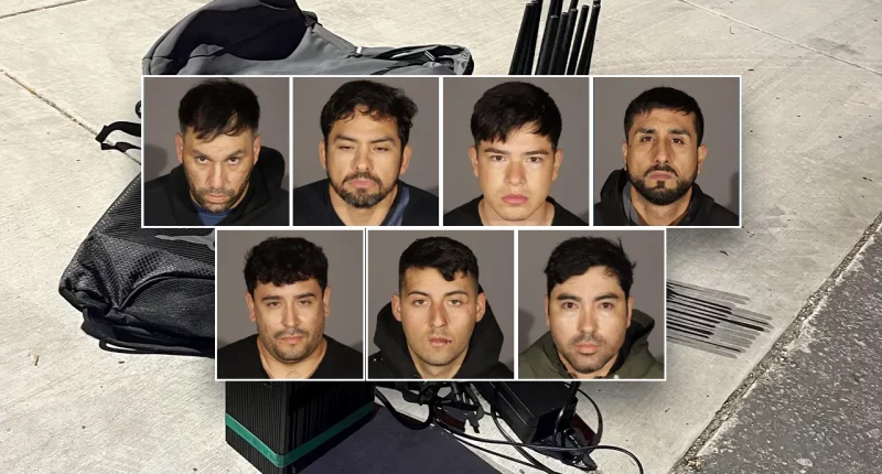 California police nab 7 foreign nationals in jewelry store heist, 1 suspect still loose