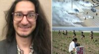 California professor Jonathan Anthony Caravello arrested for allegedly tossing tear gas canister at ICE agents during raid on marijuana farm