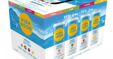 12-pack of High Noon Vodka Seltzer.