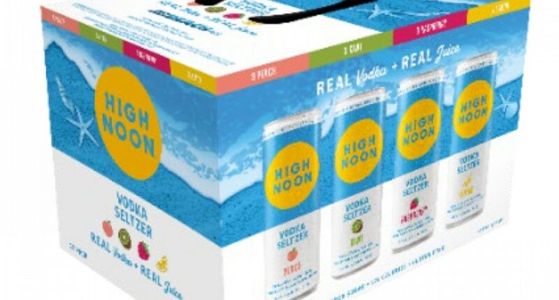 12-pack of High Noon Vodka Seltzer.