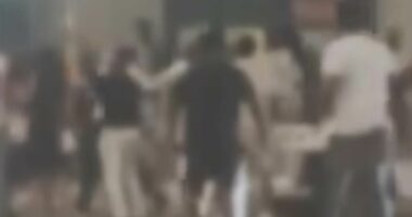 Chaotic street brawl caught on video in Cincinnati