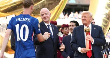 Chelsea star Cole Palmer on Trump joining team for trophy: ‘I was a bit confused’
