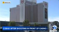 Casino where three people were killed in a shooting.