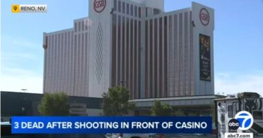 Casino where three people were killed in a shooting.