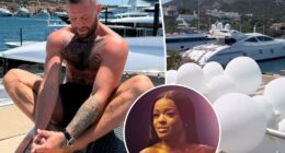 Conor McGregor appears unbothered on luxe yacht after Azealia Banks' shocking photo leak