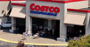 Aerial view of a Costco Wholesale store.