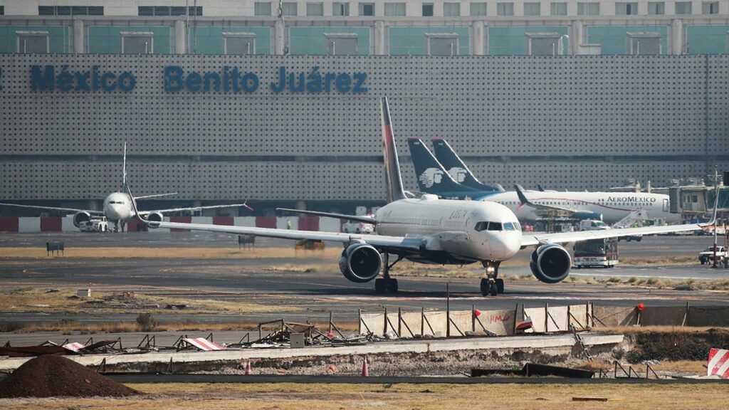 Delta plane aborts takeoff in Mexico City after plane nearly lands on top of aircraft
