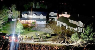 Devastating mudslides ruin hillside mansions in Utah neighborhood
