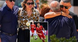 Diogo Jota's family gathers at Portugal chapel ahead of wake and funeral