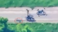 Graphic video footage of a Ukrainian prisoner of war being dragged along a road.