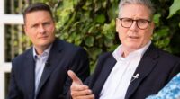 Keir Starmer and Wes Streeting on the campaign trail.