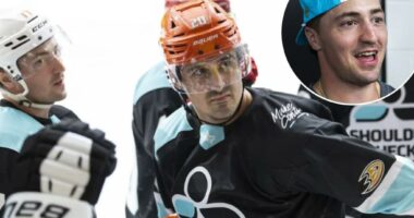 Ducks' Frank Vatrano excited he is teammates again with Chris Kreider
