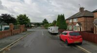 Street view of South John Street, St Helens, following a house fire.