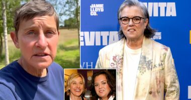 Ellen DeGeneres shows support for Rosie O'Donnell after Trump threat