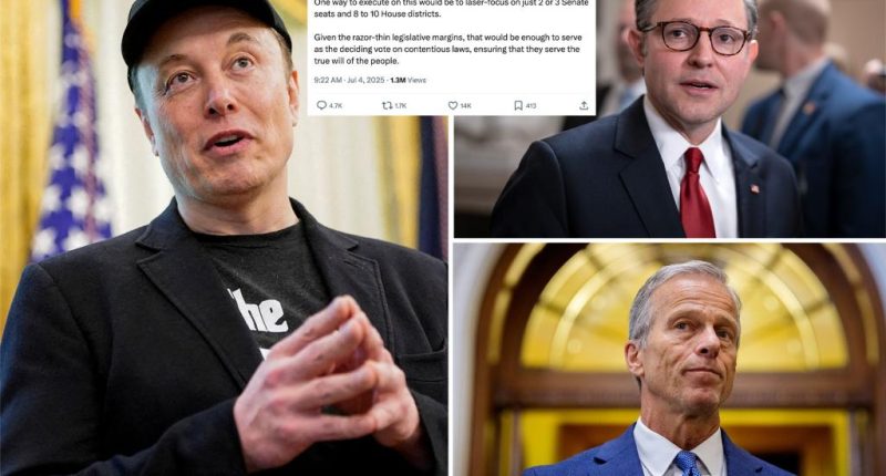 Elon Musk teases plans for 'America Party' after fury over Big, Beautiful Bill Act