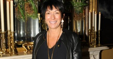 Ghislaine Maxwell at a breakfast event.