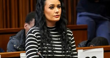 Amber Hughes on trial in Johannesburg High Court.
