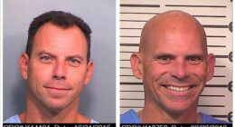 Mugshots of Erik and Lyle Menendez.