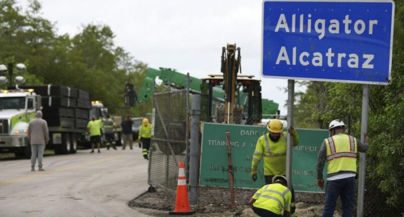 Florida lawmakers denied Alligator Alcatraz access sue DeSantis